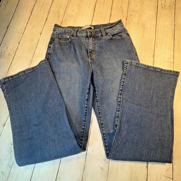 Levi’s Perfectly Slimming Boot Cut 512 Jeans Womens Adult Size 10 M Blue - Picture 1 of 10